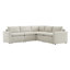 Canapé modulaire inclinable électrique 5 pièces Lana-621813760