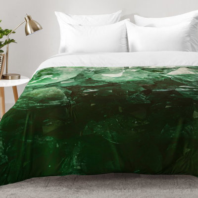 Ensemble d'édredon Leah Flores Emerald Gem