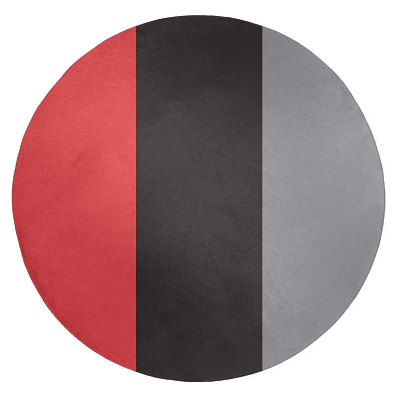 Chenille Indoor Rug, Round 5'
