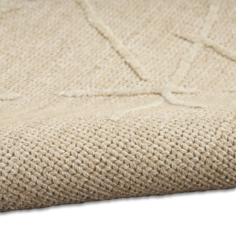 Calvin Klein CK044 Wander 2' x 3' Natural Modern Indoor Rug, Natural, Rectangle 2' x 3'