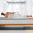 Gel Memory Foam Mattress Topper Double Bed Topper For Soft & Cooling Sleep-495859232