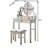 Moniys Wood Moniya Makeup Vanity Table And Stool Set-1097224771