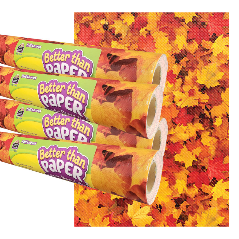 Rouleau de babillard d'automne Fall Leaves Better Than