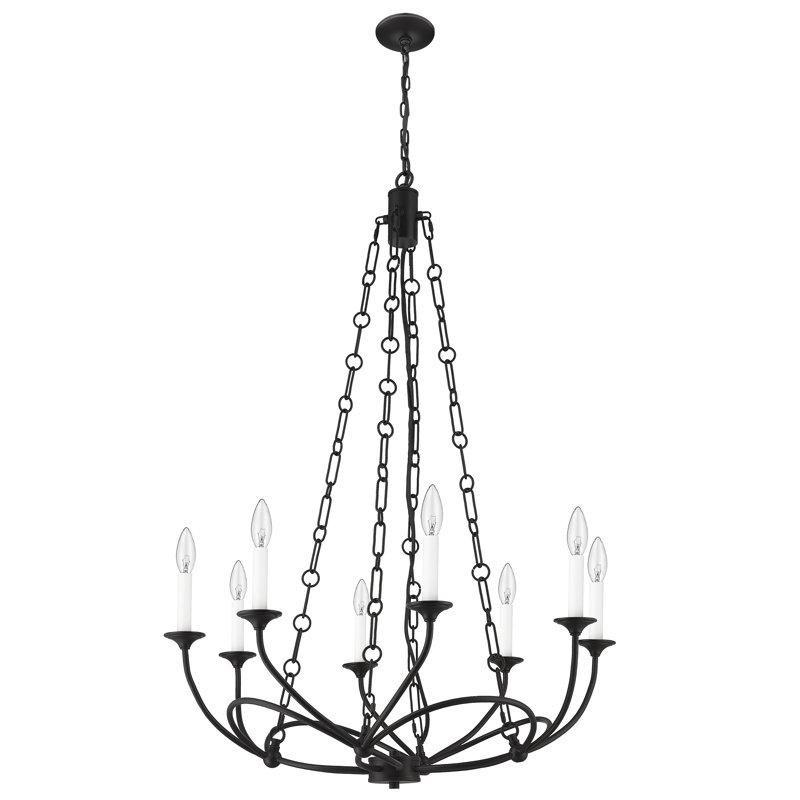 Lustre empire 8 lumières Anquetta