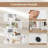 Ebern Designs 1 Pcs S-shaped Bookshelf Freestanding Stepped Etagere Bookcase With Anti-tipping Kits White