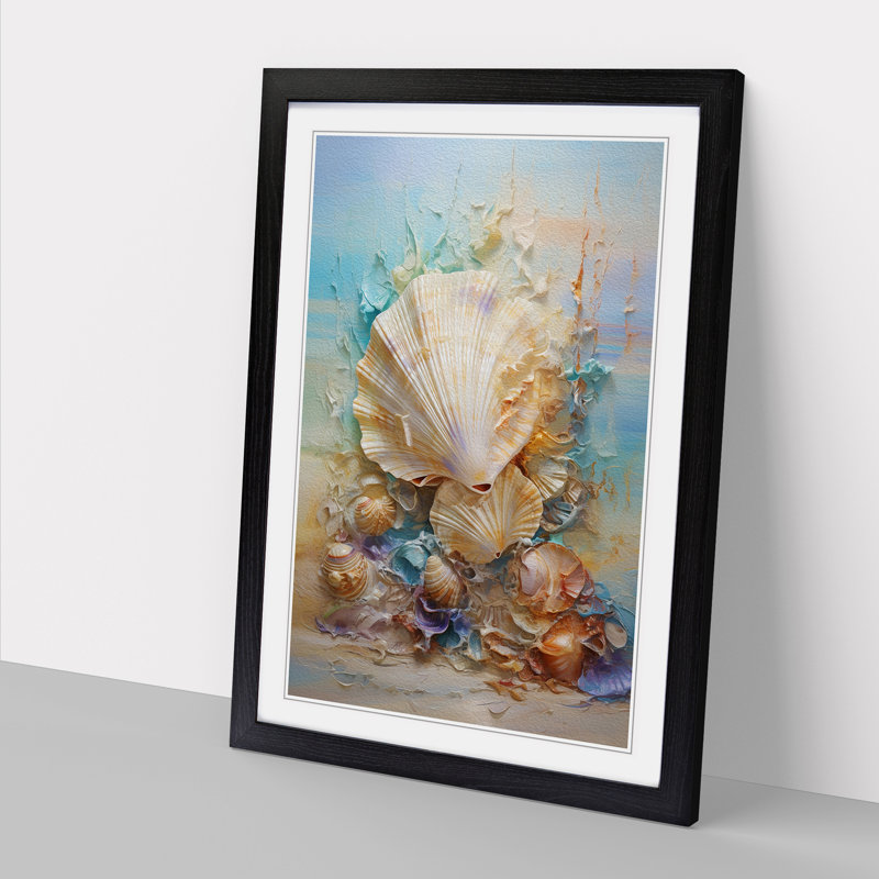 Seashell Impressionism - Framed Print