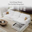 Canapé modulaire Cloud, canapé rembourré en duvet, canapé de salon modulaire, style minimaliste moderne, housse de canapé amovible et lavable, tissu chenille, fonction de rangement-1370132472-1370132454-1370132455