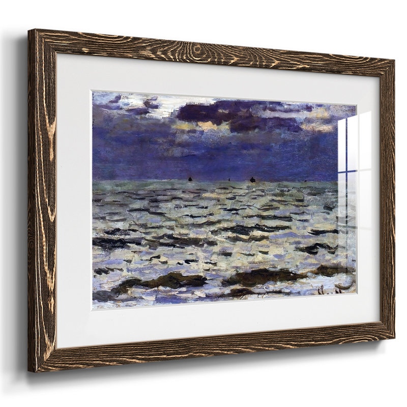 " Seascape, 1866 ", Walnut