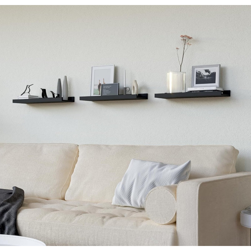 3 Piece Wood Floating Shelf
