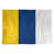 Bleu / jaune / argent