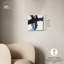 Décoration murale moderne "Blue Streak I" par Art Remedy-115108309-115108304