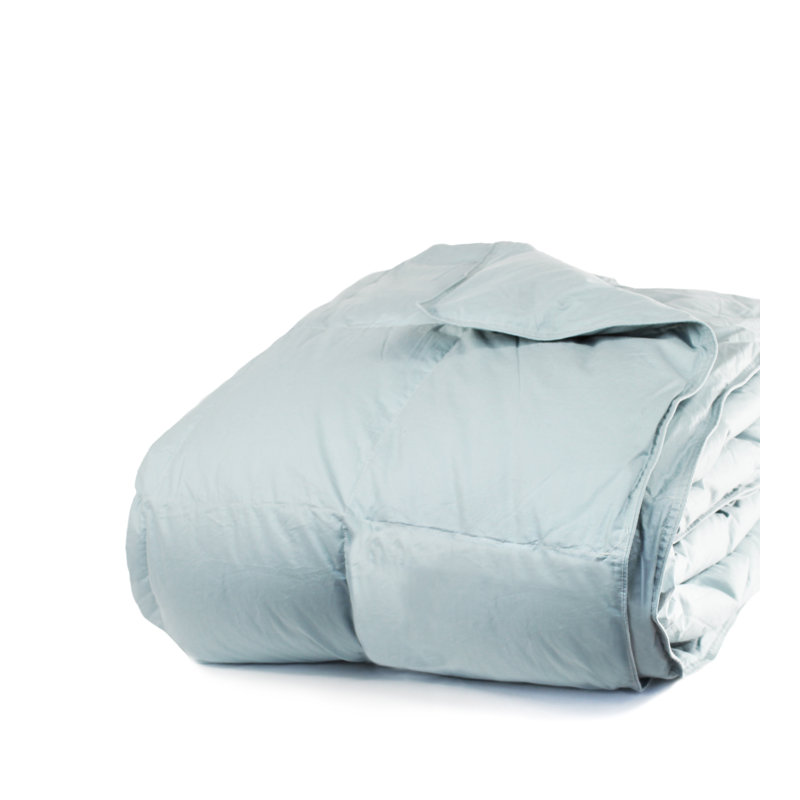 Winter Duck Down Comforter, Twin / Twin XL, Juniper Blue