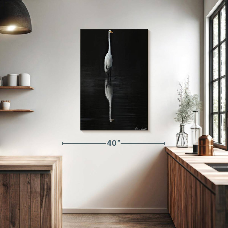 Aigrette élégante Brampt I, H 39 po x l 26 po