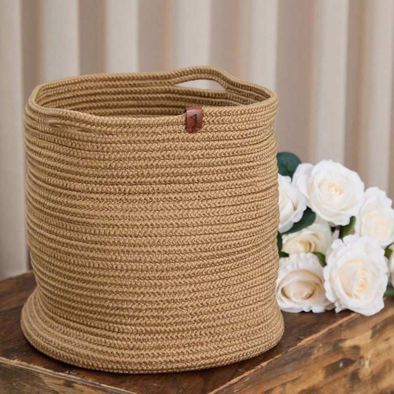 Panier décoratif 100% jute