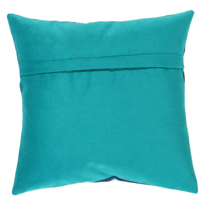 Square Throw Pillow, Dark Blue