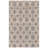 Aristia Natural Fiber Flat Weave Jute/Cotton Geometric Rug in Blush/Black-1707164697
