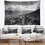 Tapisserie noire et blanche Sunrise Beach-28507801