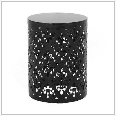 Outdoor Metal End Table -Large