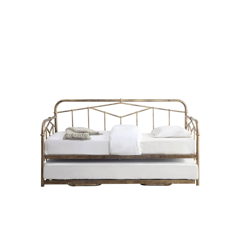 Khaleesi Daybed with Trundle, Antique Bronze
