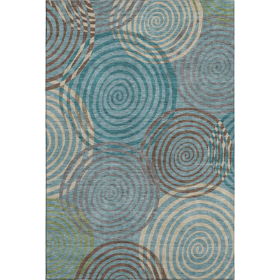 Premium Machine Washable Mayfield AMF2435 Geometric Rug