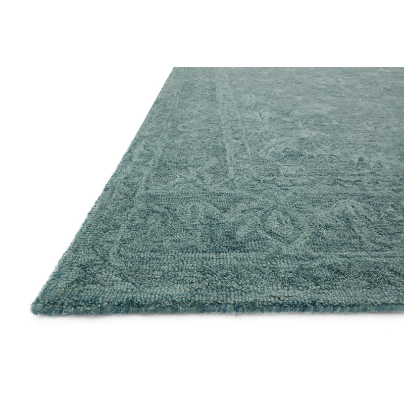 Darryl Wool Floral Indoor Rug, Rectangle 5' x 7'6"