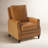 Andrena Genuine Leather Recliner with Nailhead Trim-1743651068