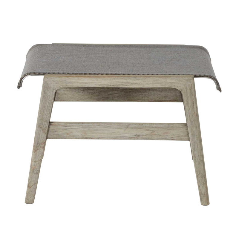 Coast Patio Ottoman, Oyster Teak