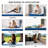 6" Gel Memory Foam Mattress Queen Size, Portable Tri-folding Mattress with Removable Cover-1333696032-1333696033