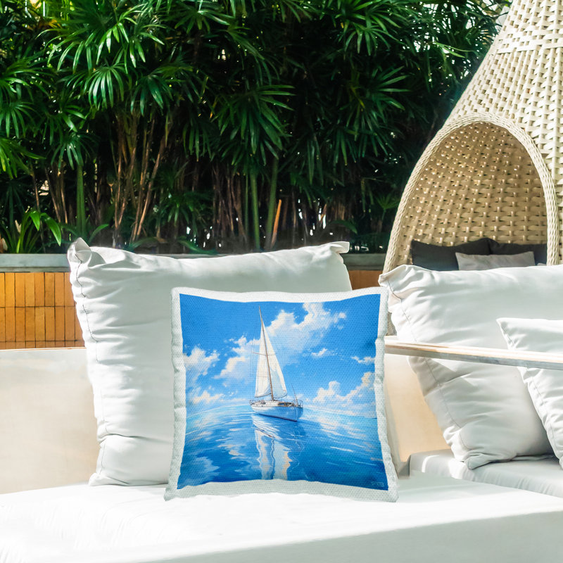 Abstract Outdoor Throw Pillow