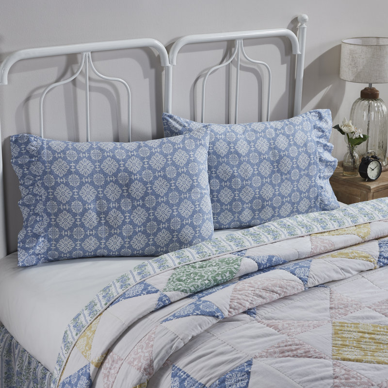 Ensemble de taies d'oreiller 100% coton Jolie, Standard