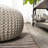 Amoroso Modern Farmhouse Pinstripe Natural/Brown Indoor/Outdoor Rug-353528499