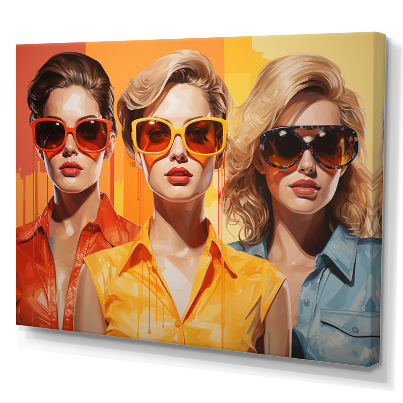 Pop Pop Inspiration I sur toile, H 24 po x l 32 po, Toile tendue