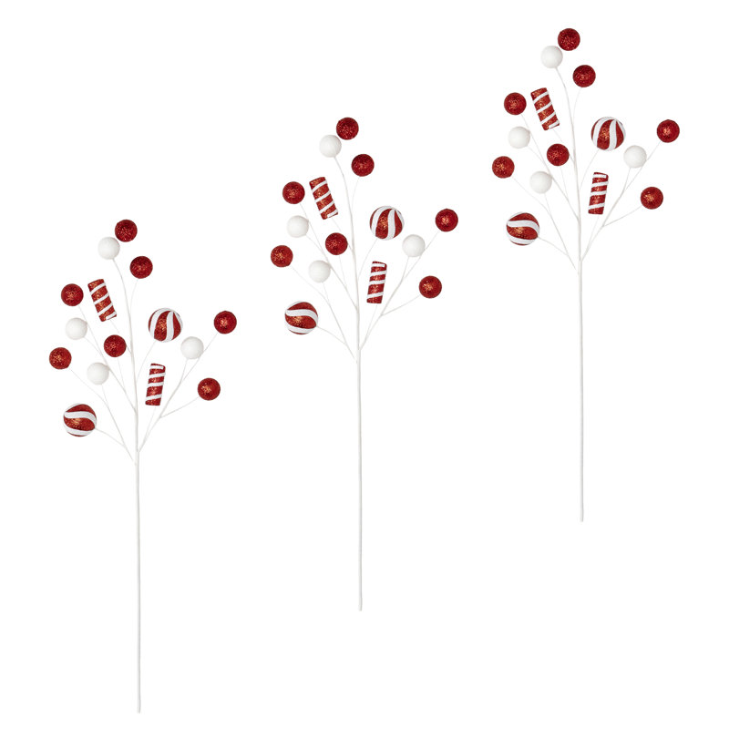 Balle scintillante et bonbon, Rouge