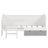 Wooden Twin Size Daybed With Storage Shelves And Lockers, Multi-Functional Bed With Study Desk And Matching Stool-2000344248