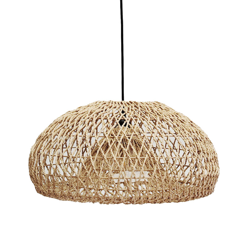 1 - Light Natural Pendant, 22cm H x 45cm W x 45cm D