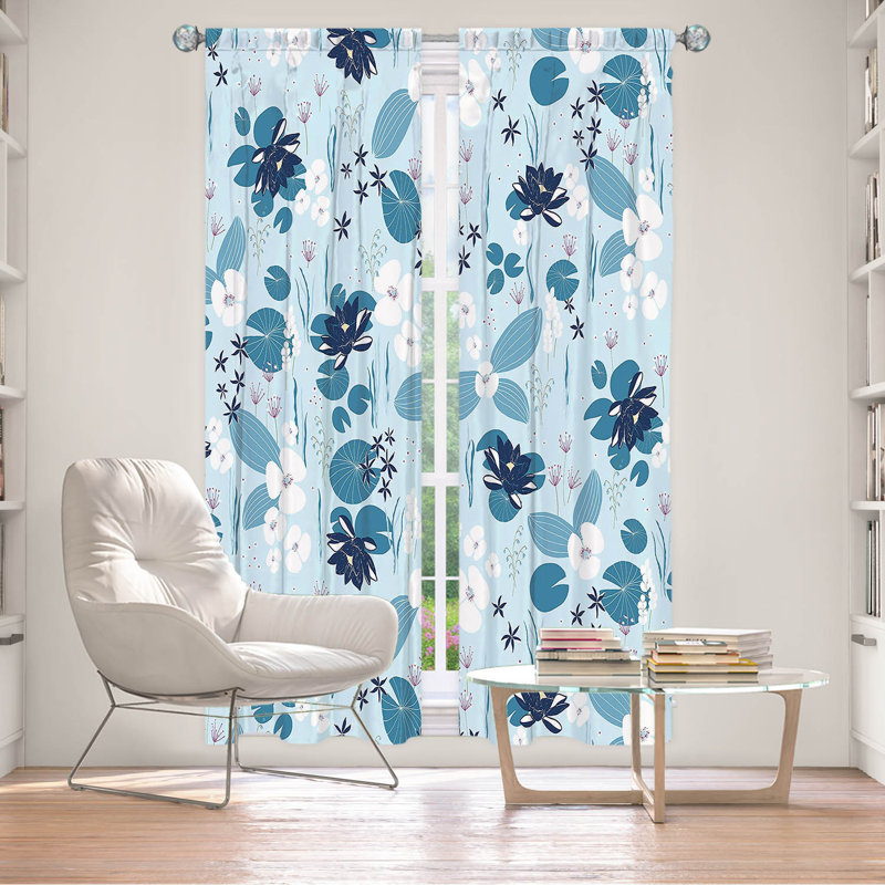 Paire de rideaux obscurcissant en polyester Evia, L 20 po x L 82 po