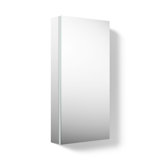 Verdera® Recessed or Surface Mount Medicine Cabinet with 3 Adjustable Shelves