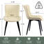 Comfortable Padded Dining Chairs with Back Easy Assembly Upholstered Side Chair, Accent Chairs for Kitchen, Dining Room-2002362650