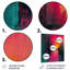 Coucher de soleil urbain magique - paysage abstrait, art mural-448591361-448591365