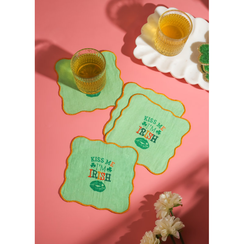 Ensemble de 4 serviettes de table The Clover Kiss