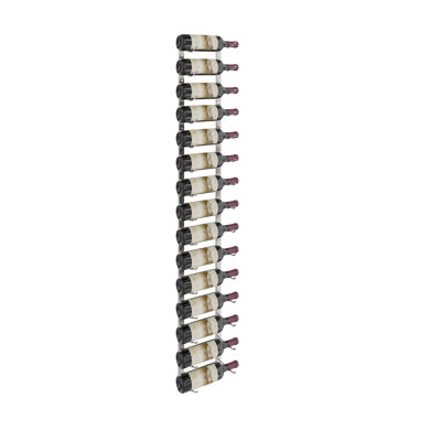 15 Bottle Wall Mounted Wine Bottle Rack