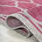 Trebol Moroccan Trellis Textured Weave Fuchsia/Light Gray Indoor/Outdoor Rug-2022070479