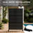 Metal Privacy Screen With Block Pattern