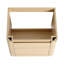 Meuble-lavabo de 24 po avec lavabo en céramique blanche, porte simple à fermeture en douceur, garniture en kd, contreplaqué, chêne américain - Design contemporain, salle de bain paisible, fonctionnement en douceur, meuble-lavabo avec rangement, silen
