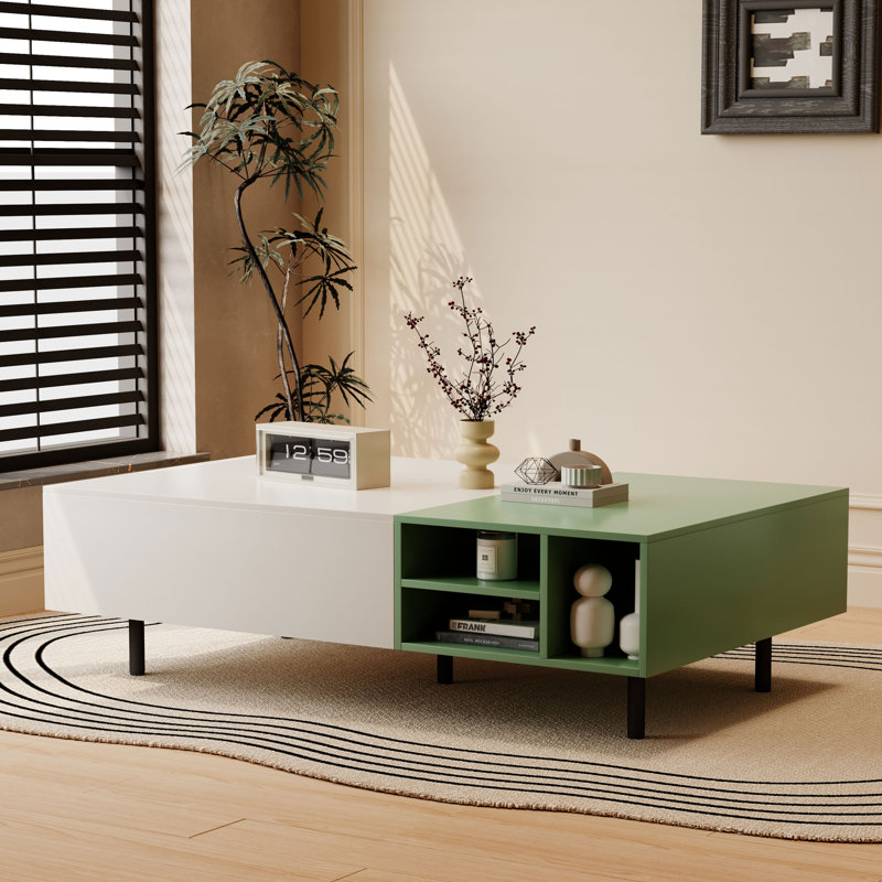 51.2 Inch Modern Tv Stand With Drawers Open Shelves For Living Room, Media Console With Legs