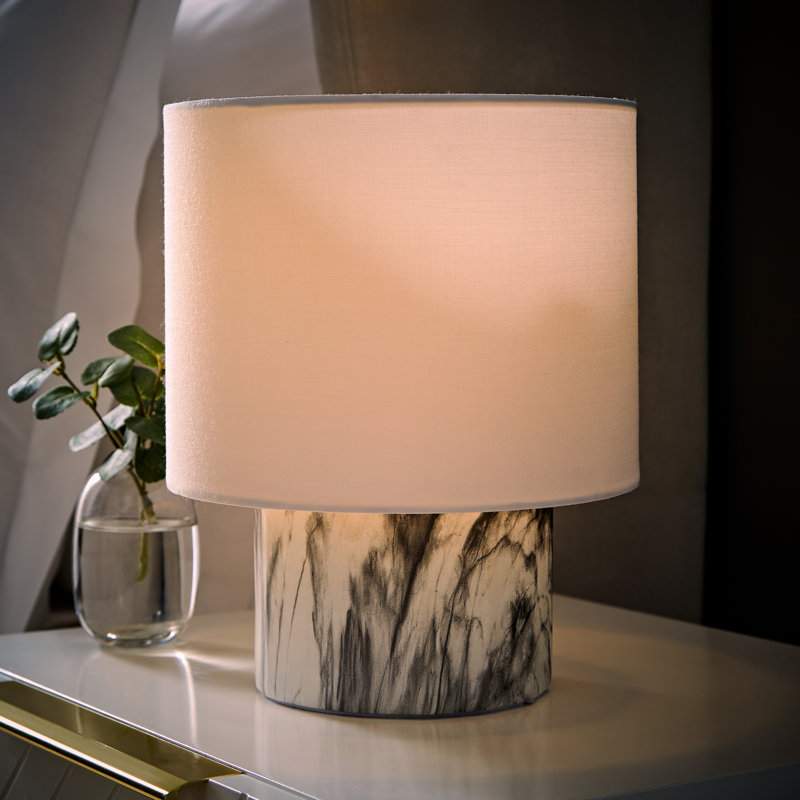 Resin Table Lamp, Natural