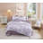 Comforter Set -7 Pieces Botanical Olive Green Comforter for All Seasons, Bed in a Bag with Flowers Floral Comforter, Sheets, Pillowcases & Shams-111986125-124311211