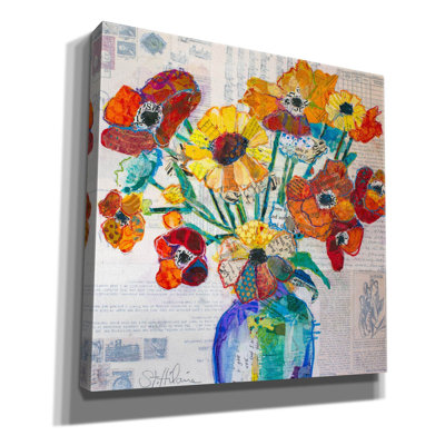 «Happiness A» par St. Hilaire Elizabeth, art mural sur toile