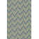Tapis vert / bleu / beige en laine tissé à la main Crisler
