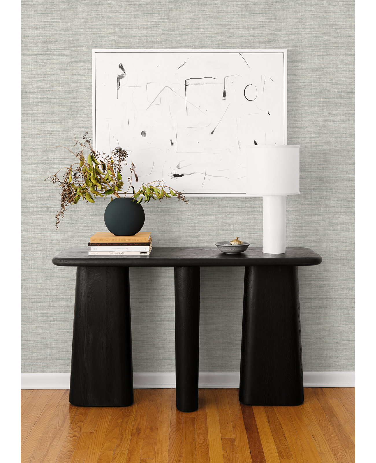 Clairville Wallpaper, Stone